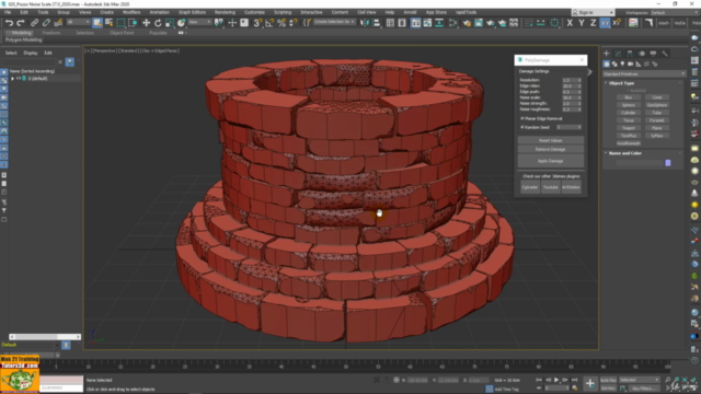 3ds max Modellazione in PolyDamage. – Screenshot 3