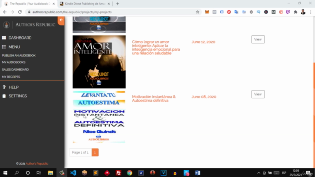 Tu libro en Audiolibro publicado en Audible, Spotify y más – Screenshot 1