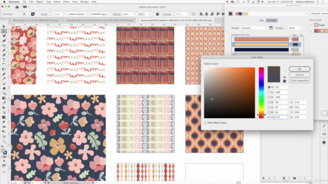 Easy Pattern Design with The Blob Brush in Illustrator – Screenshot 2