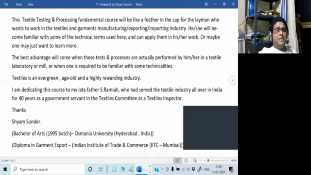 Textile Testing and Processing Fundamentals – Screenshot 1