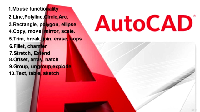 Autocad 2021-Useful Commands, hot keys and keyboard shortcut – Screenshot 4