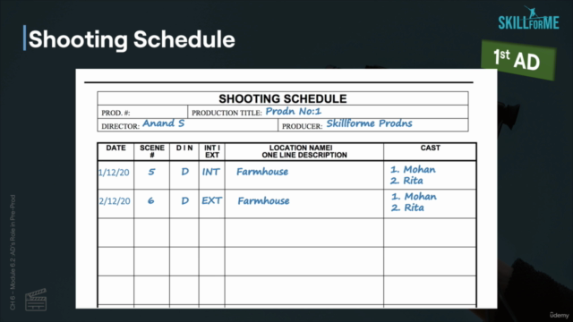 The Assistant Director in filmmaking - Basic level – Screenshot 4