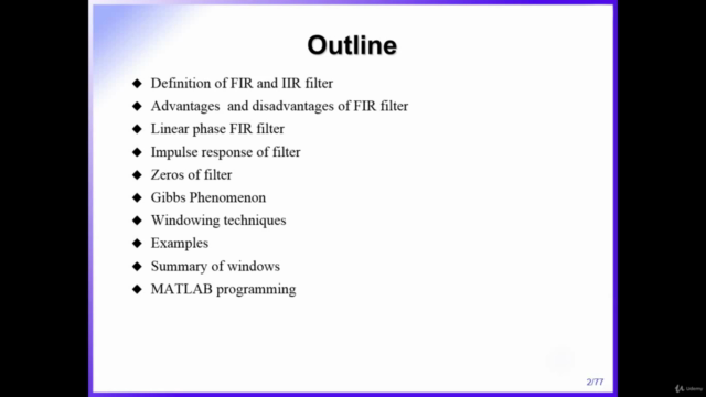 Design of FIR filter using Windowing Technique in MATLAB – Screenshot 1