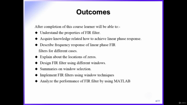 Design of FIR filter using Windowing Technique in MATLAB – Screenshot 2