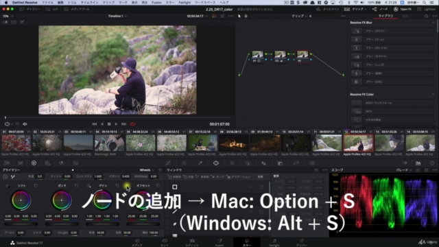 DaVinci Resolve はじめてのカラーコレクション&カラーグレーディング オンライン講座 – Screenshot 2