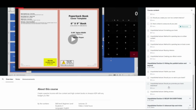 How To Make A Passive Income on Amazon KDP with Any Budget – Screenshot 3