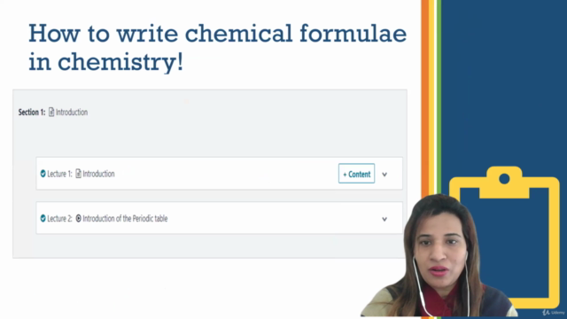 Chemistry course: How to write chemical formula in chemistry – Screenshot 3