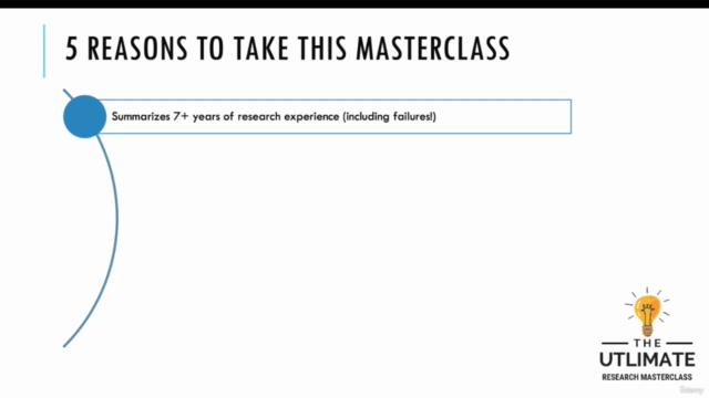The Ultimate Research MasterClass – Screenshot 1