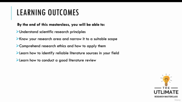 The Ultimate Research MasterClass – Screenshot 3