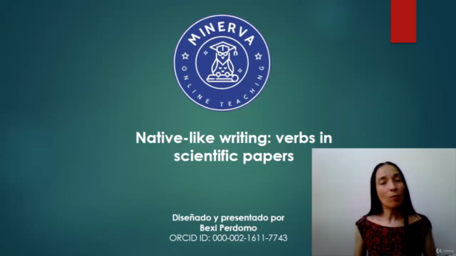 Native-like writing: verbos en el artículo científico – Screenshot 1