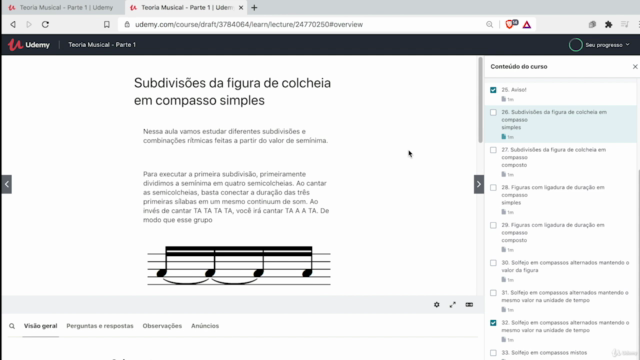 Teoria Musical: leitura rítmica, dinâmicas e articulações – Screenshot 2