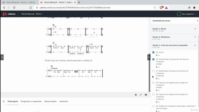 Teoria Musical: leitura rítmica, dinâmicas e articulações – Screenshot 3