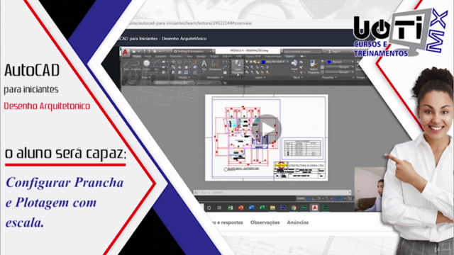 AutoCAD para Iniciantes - Desenho Arquitetônico – Screenshot 3