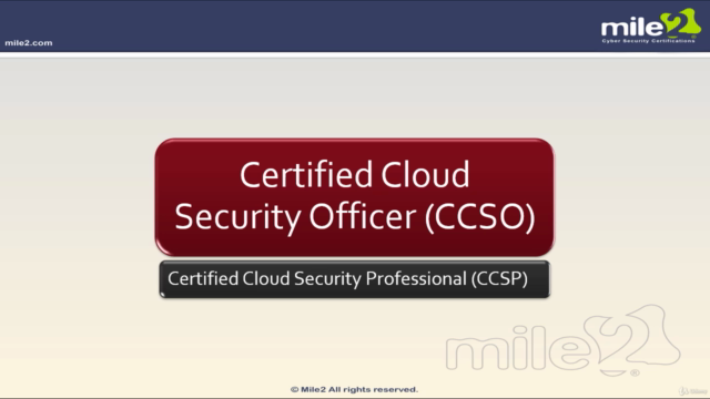 Certified Cloud Security Officer (CCSO) – Screenshot 3