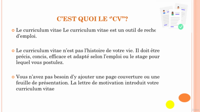comment rédiger un très bon cv? cv parfait – Screenshot 2