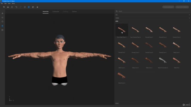 Learning Adobe Fuse from Scratch – Screenshot 1