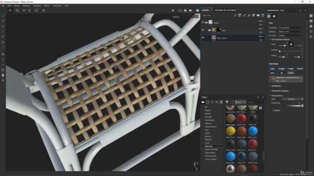 Rattan Rocker | A Complete Game Asset Workflow – Screenshot 4