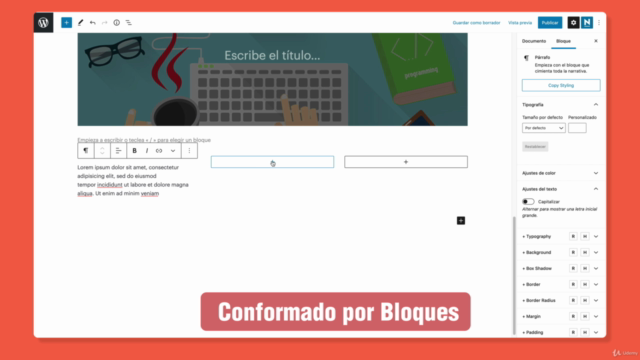 Master en Gutenberg (de Cero a experto) – Screenshot 1