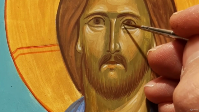Ζωγραφική βυζαντινής εικόνας του Ιησού Χριστού - Screenshot_03