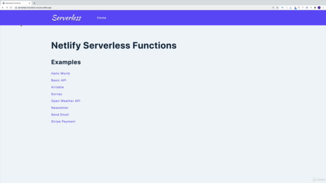 Serverless Functions with Netlify – Screenshot 2
