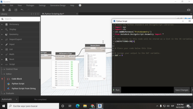 BIM Dynamo Revit Python Programing for User Interphase – Screenshot 1