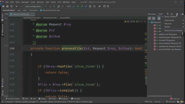 PhpStorm master class. Il Miglior IDE php per fullstack dev. – Screenshot 2