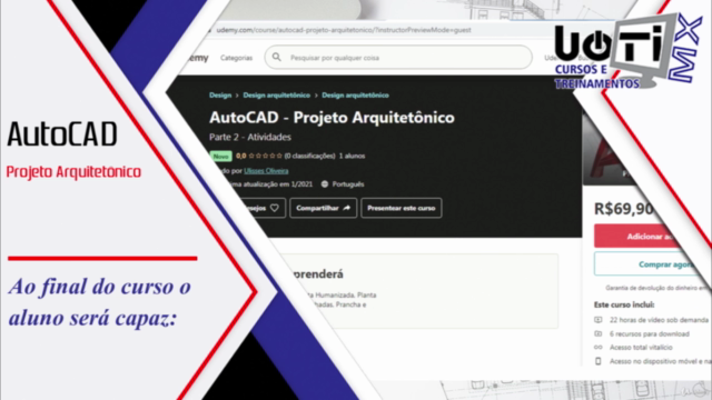 AutoCAD - Projeto Arquitetônico – Screenshot 2