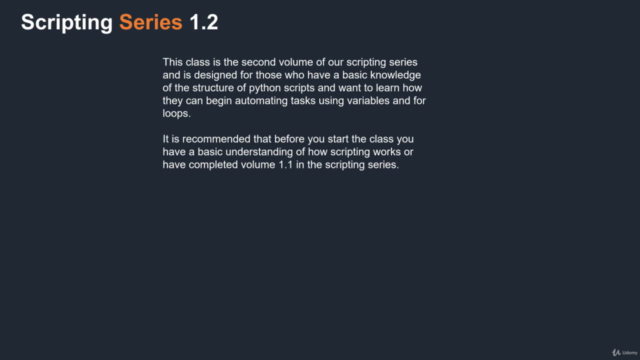 Blender Scripting Series Volume 1.2 – Screenshot 1