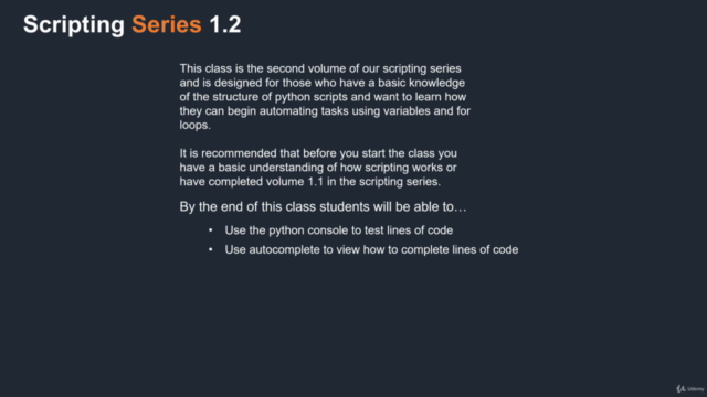 Blender Scripting Series Volume 1.2 – Screenshot 3