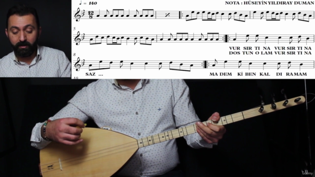 Kısa Sap Bağlama Eğitimi - Ahmet Kaya Eserleri Repertuvar 1 – Screenshot 2