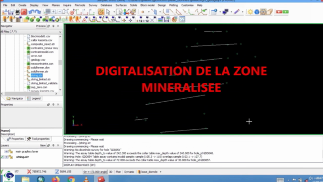 Surpac 6.x : Modélisation géologique 3D - Screenshot_02
