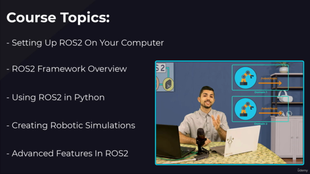 ROS2 Robotics Developer Course - Using ROS2 In Python – Screenshot 3
