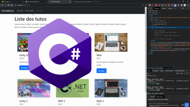 Apprendre ASP.NET Core et C# pour le développement web – Screenshot 2