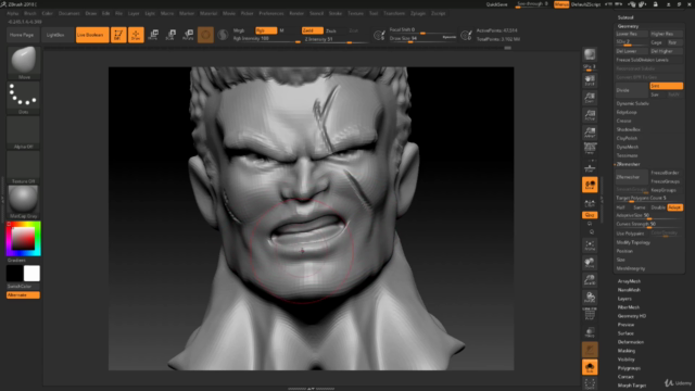 Curso de modelado y esculpido 3D de personajes con Zbrush – Screenshot 2