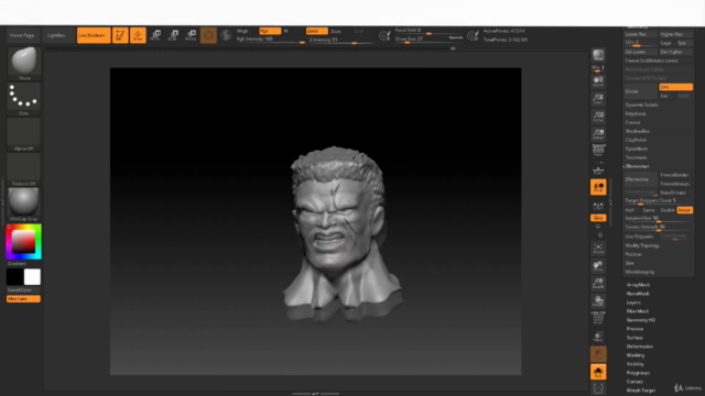 Curso de modelado y esculpido 3D de personajes con Zbrush – Screenshot 3