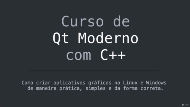 Curso de Qt Moderno com C++ para Linux e Windows – Screenshot 1