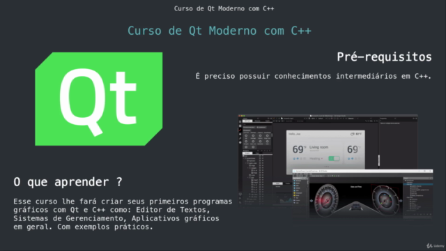 Curso de Qt Moderno com C++ para Linux e Windows – Screenshot 4
