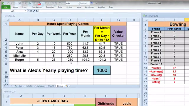 Microsoft Excel Formula Design for Beginners – Screenshot 1
