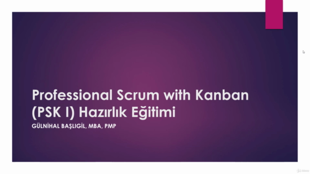 Professional Scrum with Kanban (PSK I) Hazırlık Eğitimi – Screenshot 1