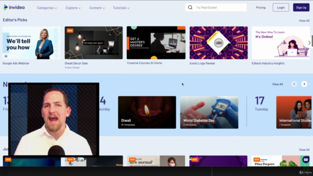 Create Fast, High-Quality, Video Content Using InVideo – Screenshot 1