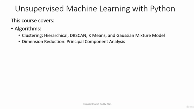 Unsupervised Machine Learning with Python – Screenshot 2