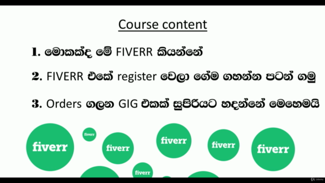 Standard Fiverr Course for Beginners (Sinhala medium) - Screenshot_01