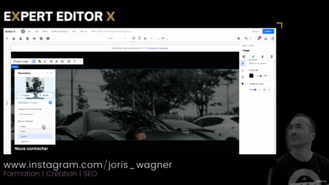 Logiciel migré Editor X, le CMS professionnel – Screenshot 3