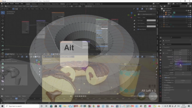 دورة تعلم بلندر للمبتدئين absolute beginner blender cource – Screenshot 2