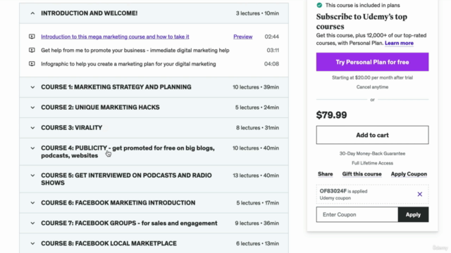 39 Digital Marketing Courses In 1: Online Marketing 2025 – Screenshot 1
