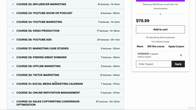 39 Digital Marketing Courses In 1: Online Marketing 2025 – Screenshot 2