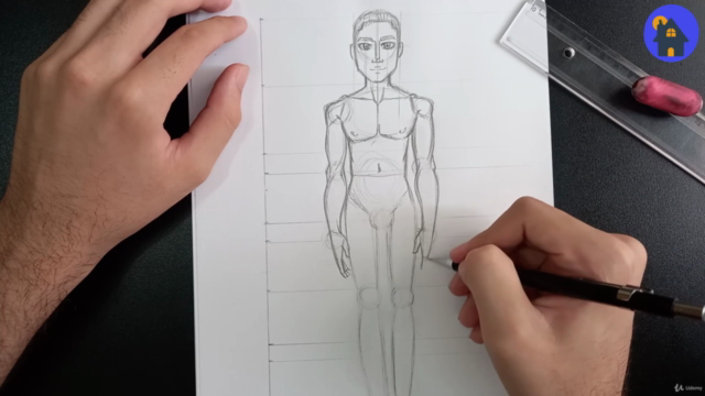 Técnicas de desenho à mão: corpo humano e animal – Screenshot 2
