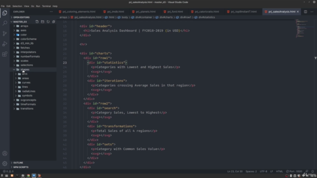 Master D3.js with Concepts & 25+ Projects | ~43 Hours – Screenshot 4