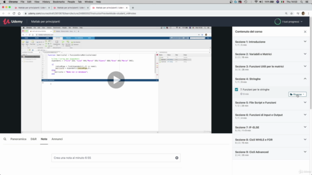 Matlab basics in Italiano – Screenshot 1