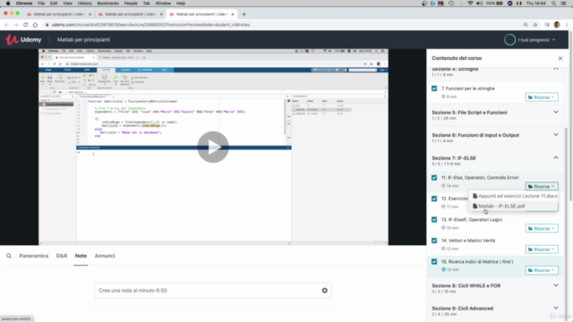 Matlab basics in Italiano – Screenshot 2